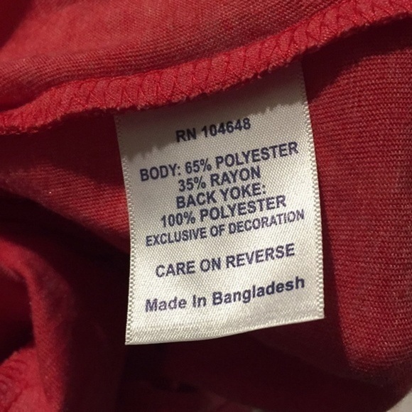 NWOT Ole Miss Rebels V Neck Tee T Shirt Top New - Picture 8 of 8